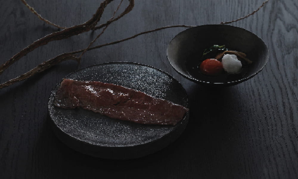 コースの料理