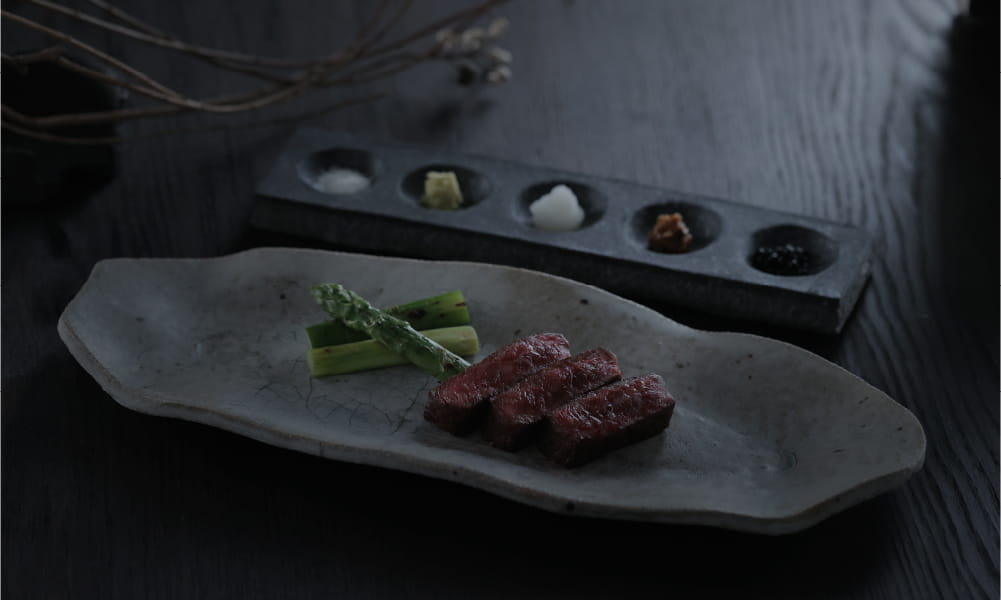 コースの料理