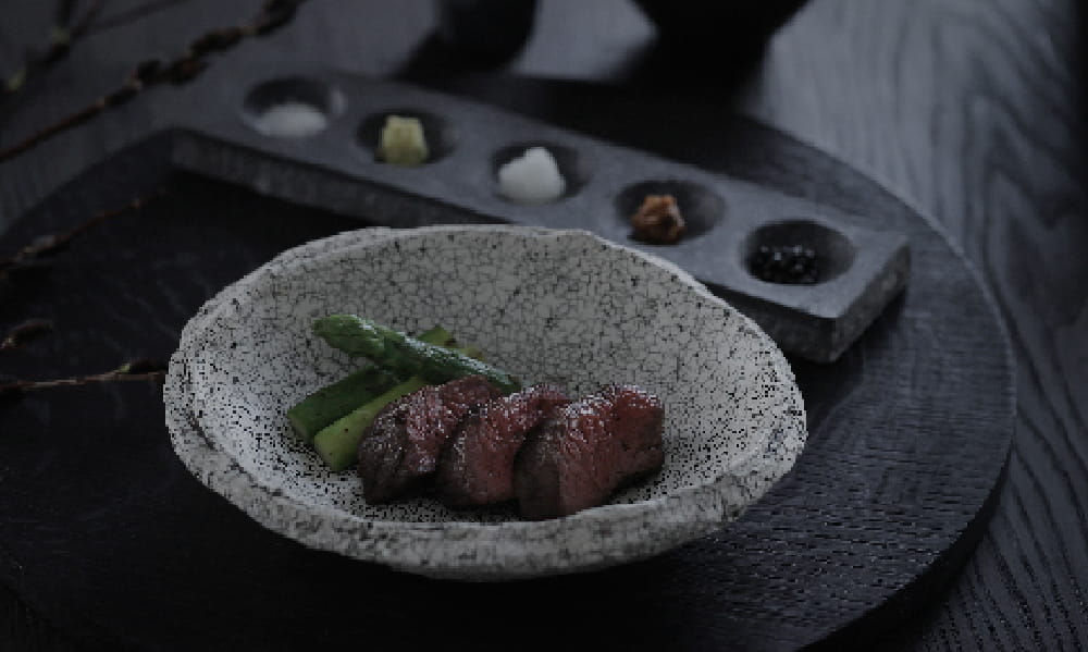 コースの料理